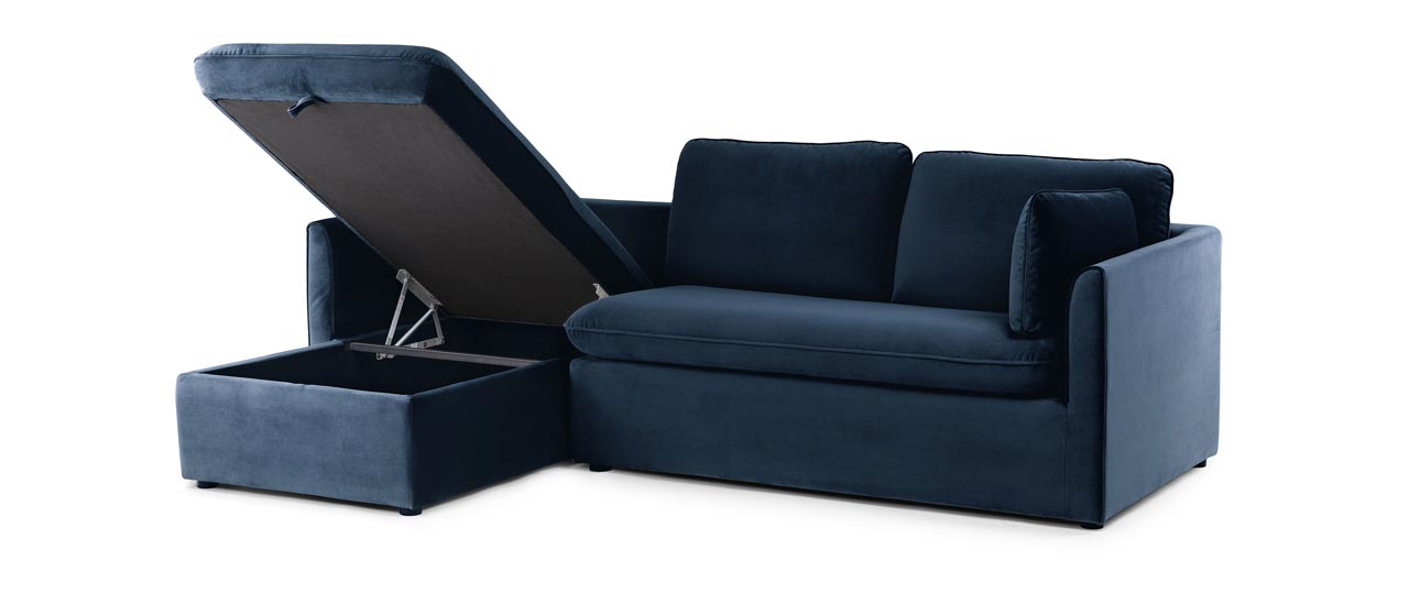 Oneira-Tidal-Blue-Left-Sofa-Bed-4